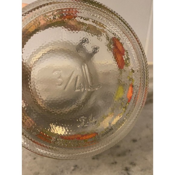 Vintage Mushroom and veggie glass French Jar - Picture 5 of 7